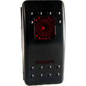 Race Sport LED Rocker 12V Interrupteur Marche / Arrêt, Rouge