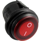 Race Sport Waterproof LED Rocker 12V /12A Switch, Red