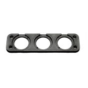 Race Sport Three Hole Rear Panel Mount For Round Digital Voltage Gauges