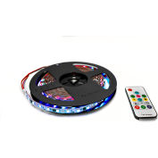 Race Sport 16.4'/5M 5050 RGB Chasing Function Strip Lighting & Controller, IP65 w/ No Epoxy