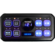 Race Sport 8 boutons Lumière auxiliaire Panneau de commutation universel avec boîtier de commande tactile SLIM