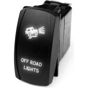 Race Sport LED Rocker Switch with White LED Radiance, Off-Road Lights, 1005260