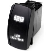 Race Sport LED Rocker Switch avec éclat LED blanc, barre lumineuse LED, 1005264
