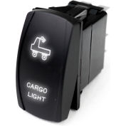 Race Sport LED Rocker Switch avec éclat LED blanc, lumière de chargement