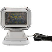 Éclairage de sport marin motorisé 50W LED Spot Light w / Remote, 360 ° / 120 Fonction de pivotement vertical