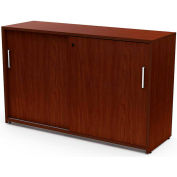 Linea Italia® bahut avec portes coulissantes et sécurité plaqué - Cherry