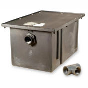 Zurn GT2702-50 Polyethylene Grease Interceptor, 100 Lbs. Grease Capacity