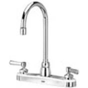 Zurn Kitchen Sink Faucet With 5-3/8" Gooseneck and Lever Handles - Lead Free