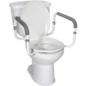 Drive Medical Toilet Safety Rail RTL12087, White