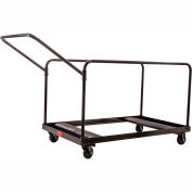 Interion® Table Cart For 48" and 60" Round Folding Tables Holds 10