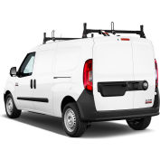 Vantech H1 2 Bar Steel Ladder Roof Rack for RAM ProMaster City 2014-On, Black