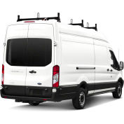 Vantech H1 3 Bar Échelle en Aluminium Galerie de Toit pour Ford Transit Cargo Van 2015-On, Noir