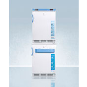 Accucold Medical Réfrigérateur-Congélateur Combiné Empilé, 9 Cu.Ft. Capacité