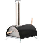 WPPO Le Peppe Portable Eco Wood Fired Pizza Oven, Noir