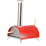 WPPO Le Peppe Portable Eco Wood Fired Pizza Oven, Rouge