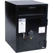 FireKing Mail Box Drop Safe MB2720ICHS2SG40 19"W x 22"D x 27"H Electronic Lock - 3.57 Cu. Ft. Black