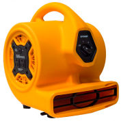 XPOWER Multi-Purpose Mini Mighty Air Mover With Built-in Power Outlet, 3 Speed, 1/5 HP, 800 CFM