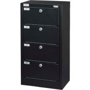 Datum Argos Pistol Safe WMC-4-231208H-WS25 - 4 Tier 12"W x 8"D x 23"H 8 Pistol Cap Hasp Lock Stealth