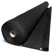 BOEN confidentialité filet W/renforcé oeillets, 4' x 50', noir - PN-30062