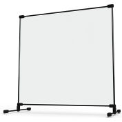 Goff Personal Safety Tabletop Partition, 24"W x 30"H - Clear