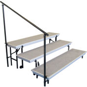 Rail de protection latérale pour élévateurs de TransPort à 3 niveaux-noir