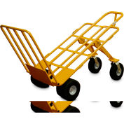 Snap-Loc™ All-Terrain 6 Wheel Hand Cart SLV1000HC6Y - 1000 Lb. Capacity