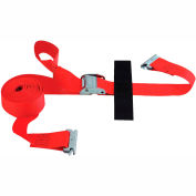 Snap-Loc® SLTE216CR E-Strap 2 "X 16' Cam rouge (USA) avec crochet & stockage velcro