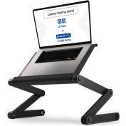 Uncaged Ergonomics WEEFHb WorkEZ Executive Laptop Cooling Stand w/ 2 Fans & USB Ports, Black
