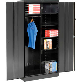 Tennsco Combination Industrial Storage Cabinet 2472 Blk