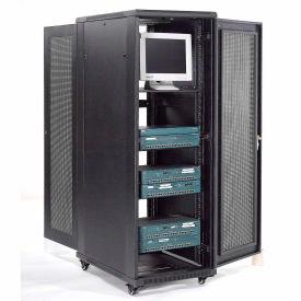 Network Server Data Rack Enclosure Cabinet With Vented Doors