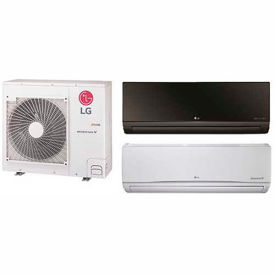 LG 18,000 BTU Dual Zone Mini Split System with 1 Art Cool Mirror and 1
