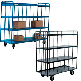 3-Sided Slatted Panel Slopped Shelf Trucks