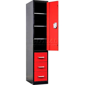 Hallowell Fkl8478 3d Fort Knox Locker Cabinet Single Half Ht Door