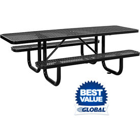 Accessible aux fauteuils roulants & ADA Tables de pique-nique - métaux lourds - extensibles & perforés