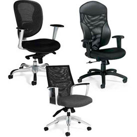Global™ & chaise de bureaux à Go™ - maille Collection