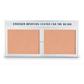 2 Door Illuminated Enclosed Boards with Header