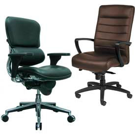 Raynor/Eurotech - cuir chaises rembourrées