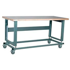 Stackbin Electric Hydraulic Lift Adjustable Height Mobile Workbenches