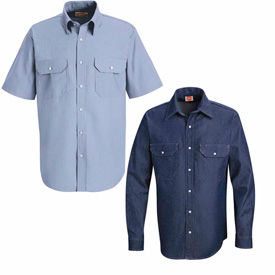 Chemises uniformes Deluxe Kap® rouge
