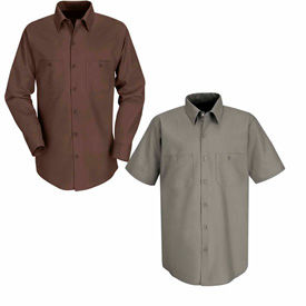 Chemises de travail industriel Kap® rouge