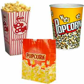 Popcorn Bags, Boxes, & Buckets