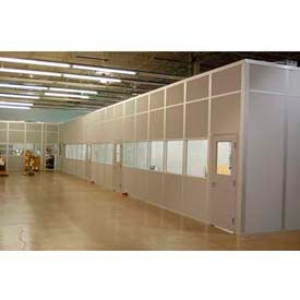 Bureaux de ebtech modulaire d’inplanta - acier panneau, feu de classe A & 28 SC évalué (cadre aluminium)