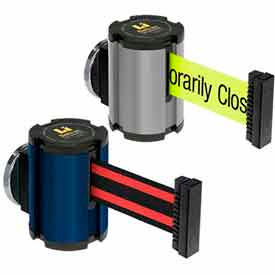 Lavi Industries 13' Beltrac® mural magnétique ceinture rétractable barrières