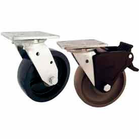 RWM 46 Series Medium Heavy Duty Industrial Swivel Plate Casters