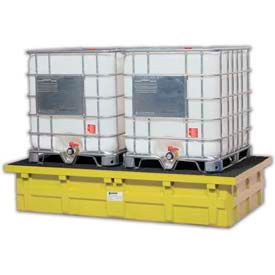Stations de contrôle de Poly forkliftable IBC déversement