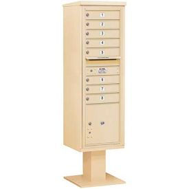 Salsbury 3400 Series 4C colonne unique Horizontal piédestal boîtes aux lettres avec des casiers de la parcelle