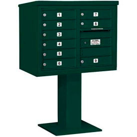 Salsbury 3400 Series 4C colonne Double Horizontal piédestal boîtes aux lettres sans parcelle casiers