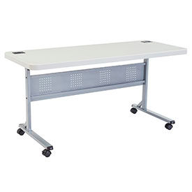 National Public Seating - Blow Molded FlipnStore Computer Table