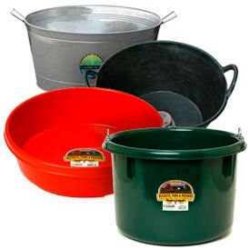 Animal Feed Tubs, Pans & Pails