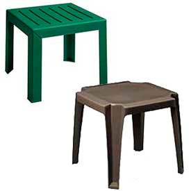 Résine extérieur & Tables d’Accent de mélamine